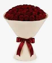 Букет 101 Бордовая роза Блэк Бакарра в Елани
