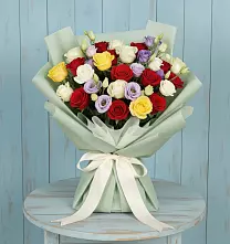 Букет цветов из:  Розы #REPLACE_PRED# Елани