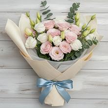 Букет цветов из:  Лизиантусы в Елани