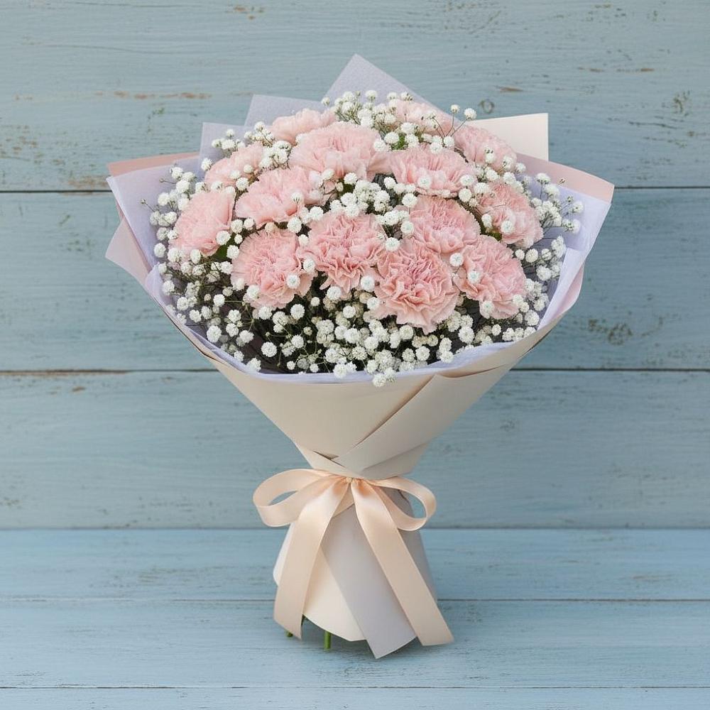 Букет цветов из: Гвоздики в Елани