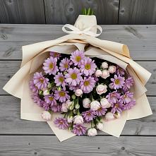 Букет цветов из:  Розы и Хризантемы в Елани