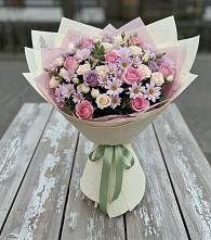 Букет цветов из:  Розы и Хризантемы в Елани