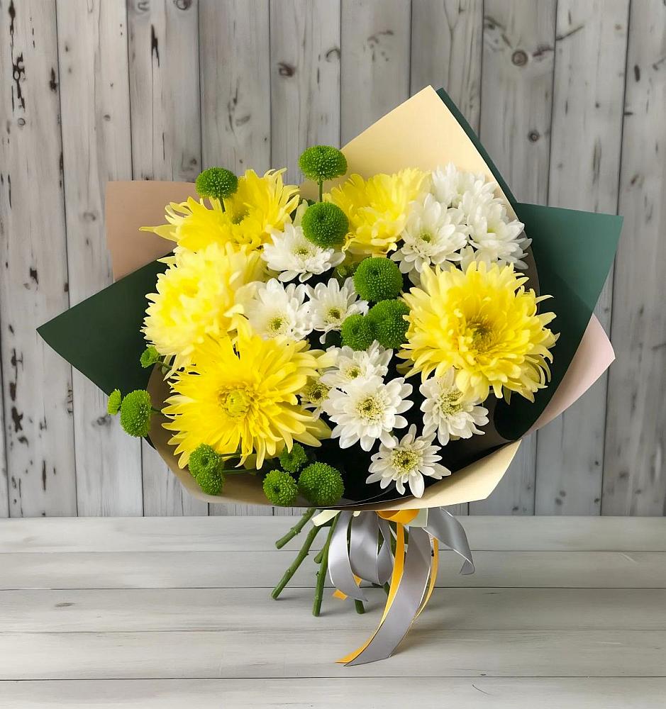 Букет цветов из: Хризантемы в Елани