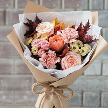 Букет цветов из:  Гвоздики, Хризантемы и Розы в Елани