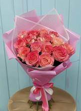 Букет 15 Розовых роз Равель #REPLACE_PRED# Елани