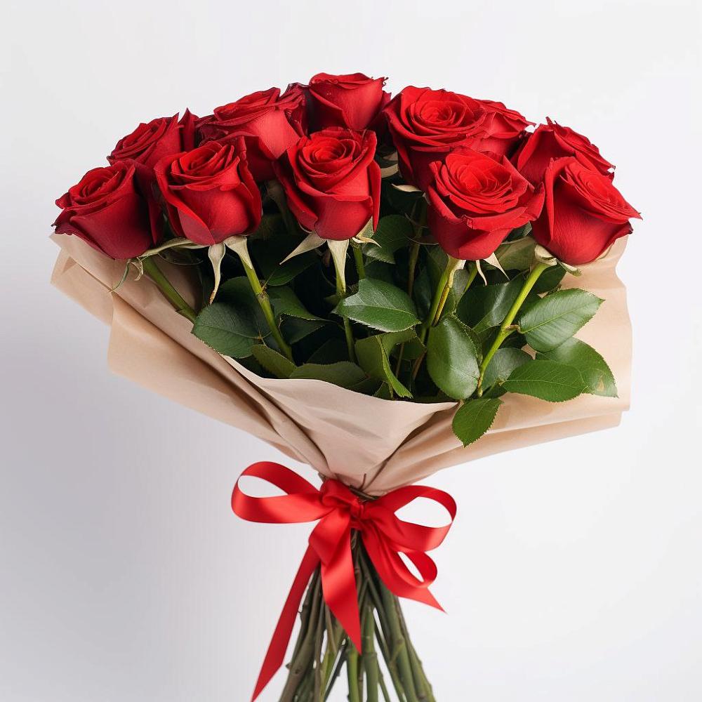 Букет 11 Красных роз Эдлесс Лав в Елани